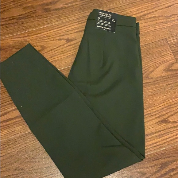Olive green business pants. - Picture 3 of 3